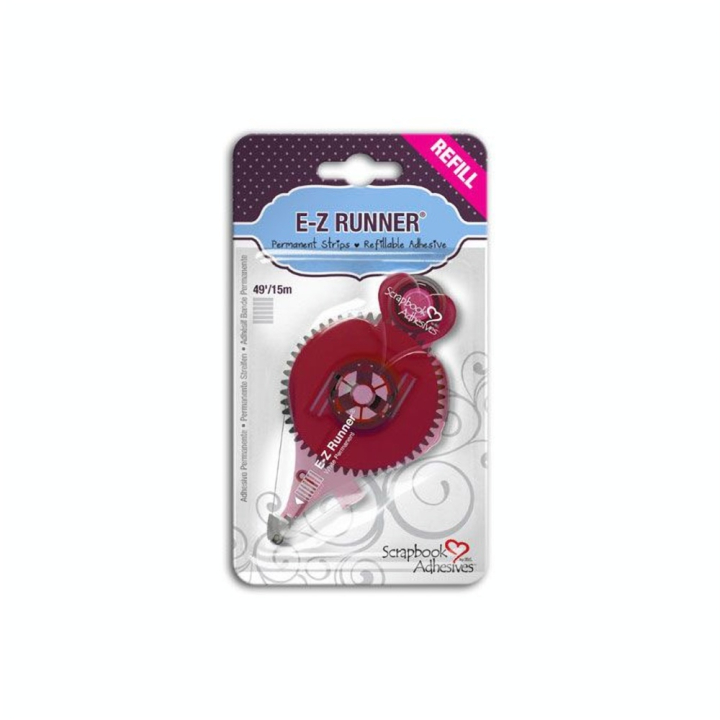 Bandes d'adhésif recharge pour Dévidoir 15 m E-Z Runner - Scrapbook Adhesives - Rougier et Plé