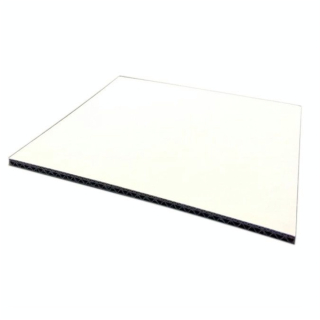 Carton double cannelure Blanc 4,5 mm 50 x 65 cm - Esprit Papier - Rougier et Plé