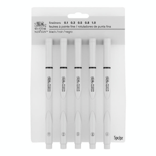 Feutre Fineliner W&N 5 pointes - Winsor & Newton - Rougier et Plé
