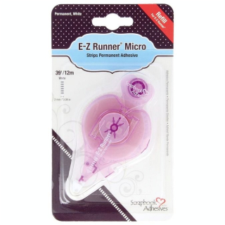 Recharge micro strips adhésifs double-face permanents E-Z-Runner - Scrapbook Adhesives - Rougier et Plé