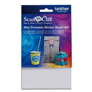 Feuilles pour mini-autocollants imprimables ScanNcut - Brother - Rougier et Plé