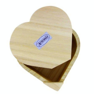 Boite cœur en bois - 15 x 14 cm - Artemio - Rougier et Plé