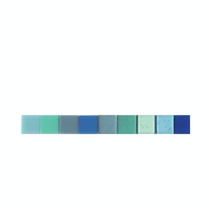 Mosaïque en résine 1 x 1 cm 150 g Aqua bleu - Artemio - Rougier et Plé