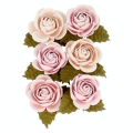 Fleur en papier Secret Garden 6 pcs - Artemio - Rougier et Plé