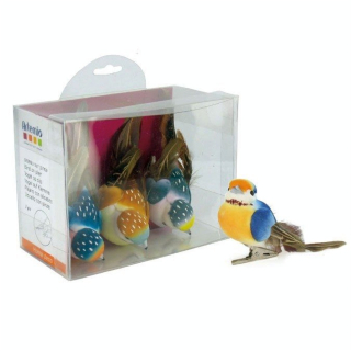 Oiseau sur pince Set n°1 9 cm 3 pcs - Artemio - Rougier et Plé