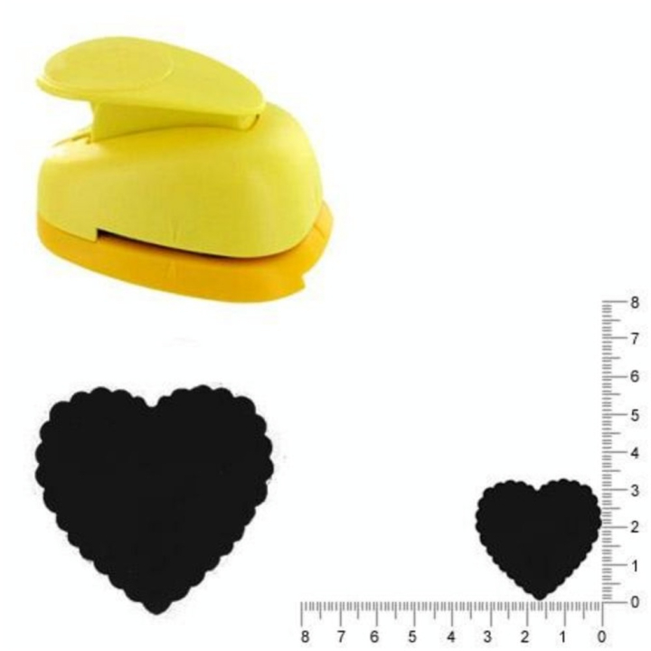 Perforatrice Cœur festonné 3.3 cm - Artemio - Rougier et Plé