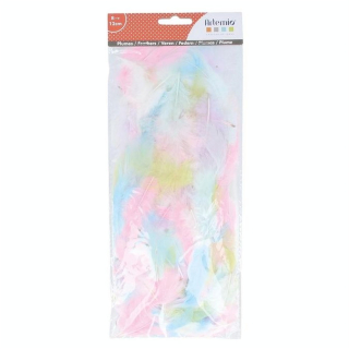 Plume multicolore pastel Rainbow 10 g - Artemio - Rougier et Plé