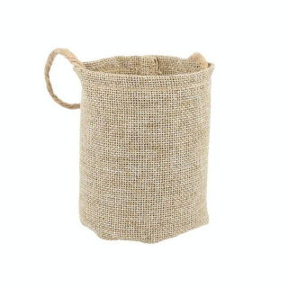 Pot en jute + mousse polystyrène 10 x 11.4 cm - Artemio - Rougier et Plé