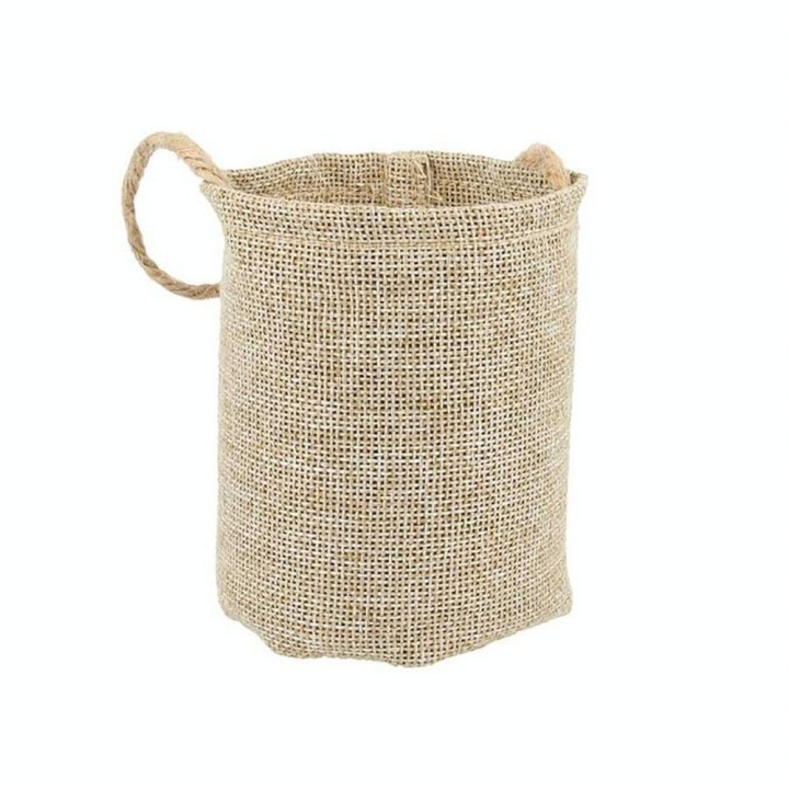 Pot en jute + mousse polystyrène 10 x 11.4 cm - Artemio - Rougier et Plé
