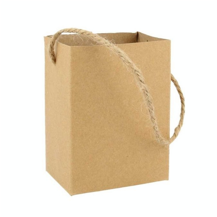 Pot forme Sac en papier mâché + mousse polystyrène 15 x 6.5 x 6 cm - Artemio - Rougier et Plé