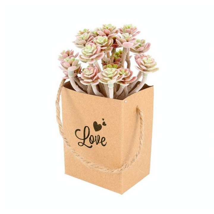 Pot forme Sac en papier mâché + mousse polystyrène 15 x 6.5 x 6 cm - Artemio - Rougier et Plé
