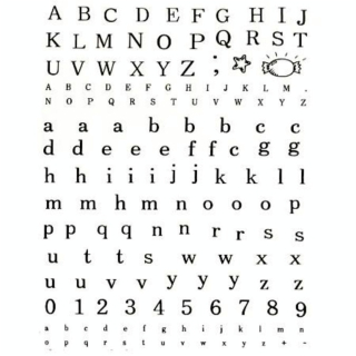 Tampon Clear Alphabet 1.3 x 1.3 cm 159 pcs - Artemio - Rougier et Plé