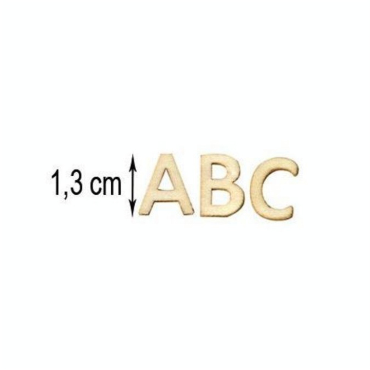 Silhouette Alphabet en bois 162 pcs - Artemio - Rougier et Plé