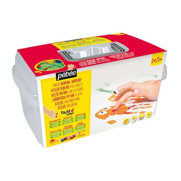 Peinture aux doigts Coffret Tactilcolor 5 x 40 ml - Pébéo - Rougier et Plé
