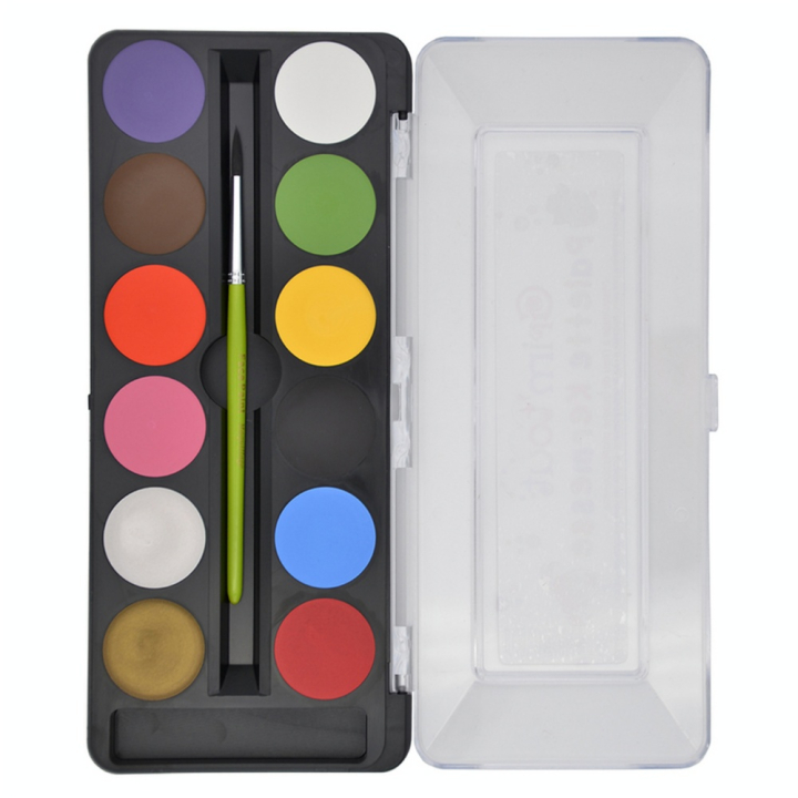 Maquillage pour enfant set Kermesse 12 couleurs - Grim'Tout - Rougier et Plé