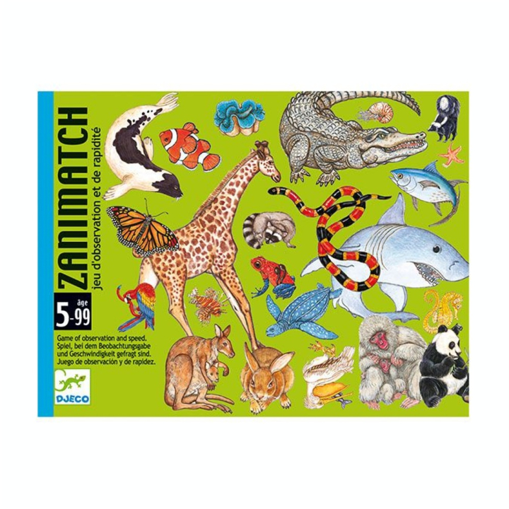Jeu de cartes Zanimatch - Djeco - Rougier et Plé