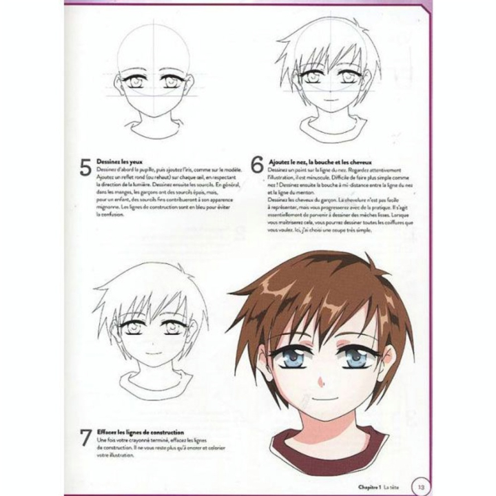 Livre Apprendre à dessiner des personnages de manga - Eyrolles - Rougier et Plé