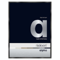 Cadre en aluminium Alpha Noir anodisé Brillant - Nielsen - Rougier et Plé