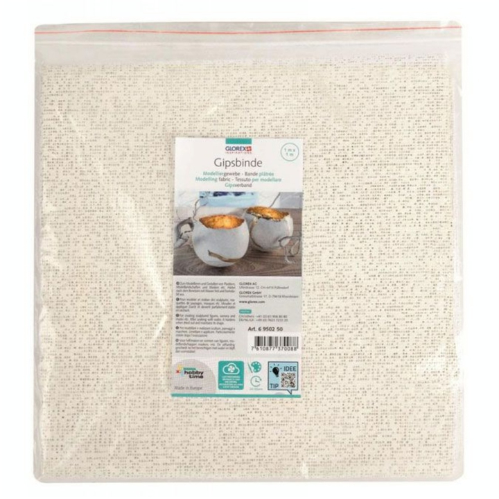 Bande plâtrée carrée 1 x 1 m - Glorex - Rougier et Plé