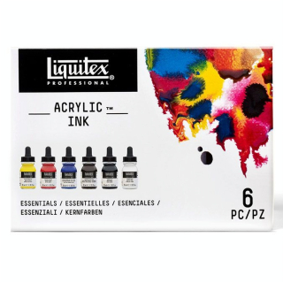 Encre acrylique Set Essentielles ink! 6 x 30 ml - Liquitex - Rougier et Plé