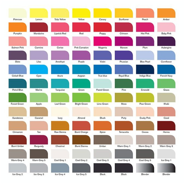 Feutre à alcool Promarker Collection 96 couleurs - Winsor & Newton - Rougier et Plé