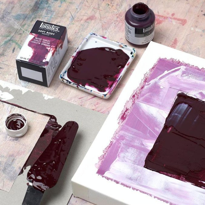 Peinture acrylique Soft Body fluide 59 ml Set Feutré 6 x 59 ml - Liquitex - Rougier et Plé