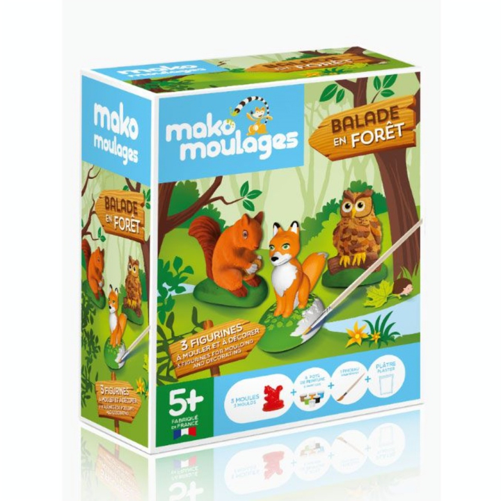 Atelier de moulage Balade en forêt - mako moulages - Rougier et Plé