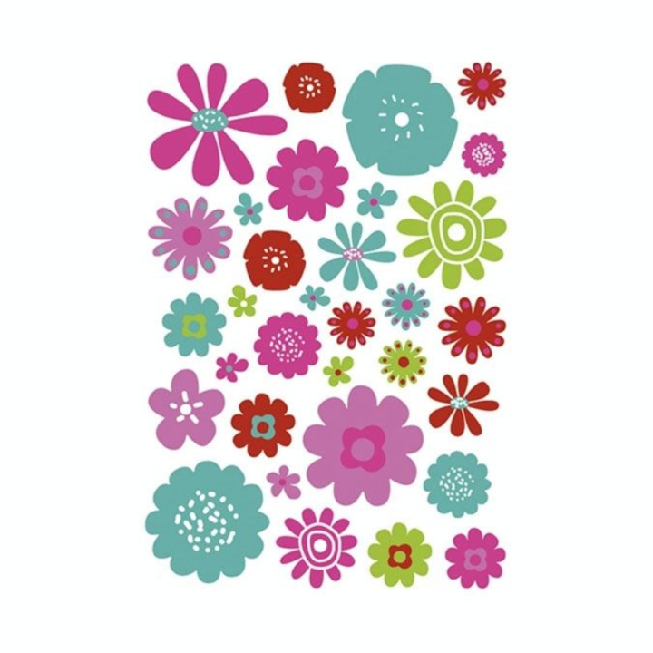 Autocollant Fleurs Decoraty 180 pcs - Maildor - Rougier et Plé