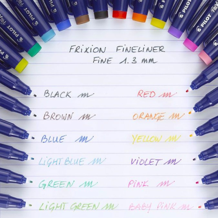 Feutre d'écriture FriXion Fineliner Noir - Pilot - Rougier et Plé
