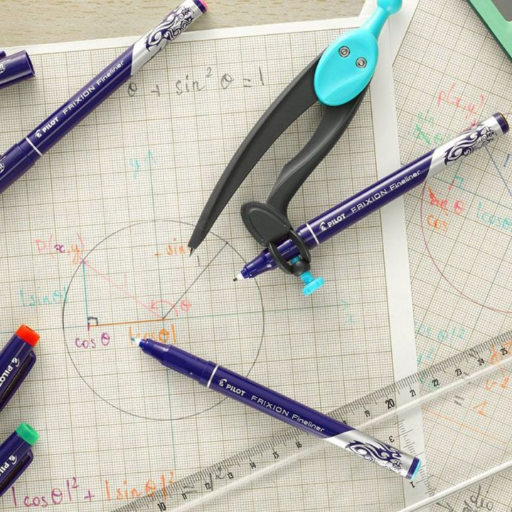 Feutre d'écriture FriXion Fineliner Noir - Pilot - Rougier et Plé