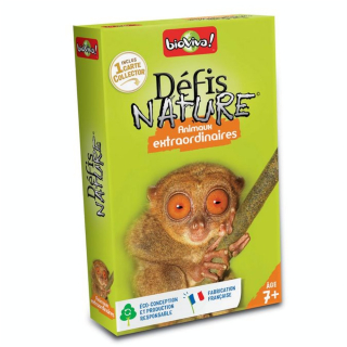 Jeu de cartes Défis nature Animaux extraordinaires - Bioviva - Rougier et Plé