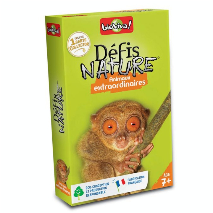 Jeu de cartes Défis nature Animaux extraordinaires - Bioviva - Rougier et Plé
