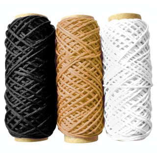 Fil de chanvre Assortiment Naturel 20 m x 3 pcs - Graine Créative - Rougier et Plé