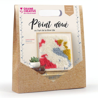 Point noué Kit Helsinki 30 x 30 cm - Graine Créative - Rougier et Plé