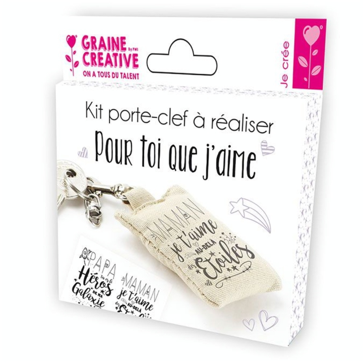 Porte-clefs Kit Papa / Maman - Graine Créative - Rougier et Plé
