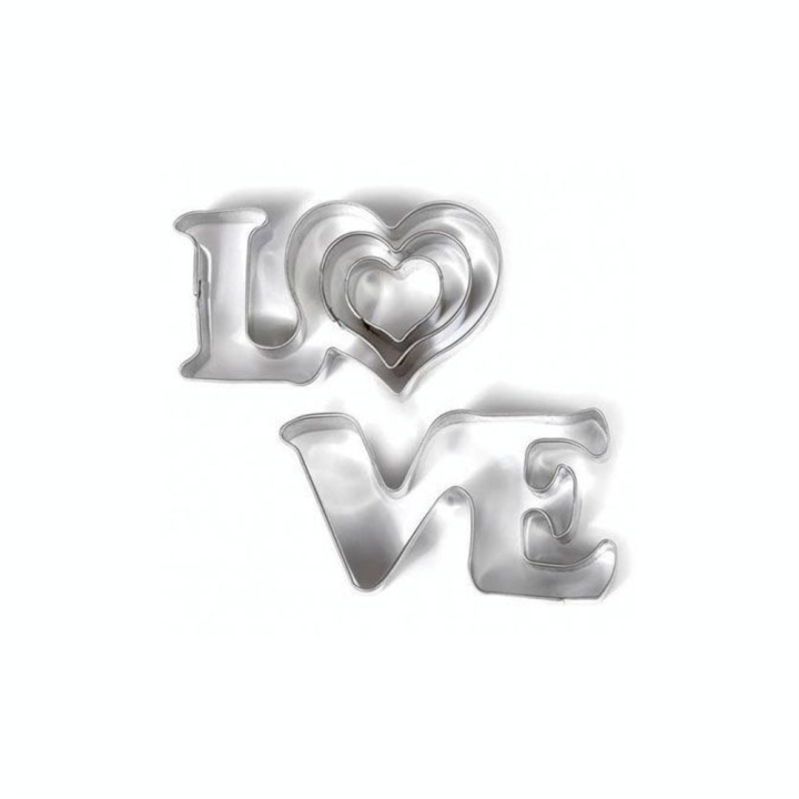 Emporte-pièces métal Love x 3 tailles - Graine Créative - Rougier et Plé