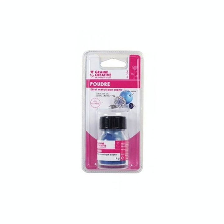Poudre effet métallique spéciale pâte polymère 6 g - Graine Créative - Rougier et Plé