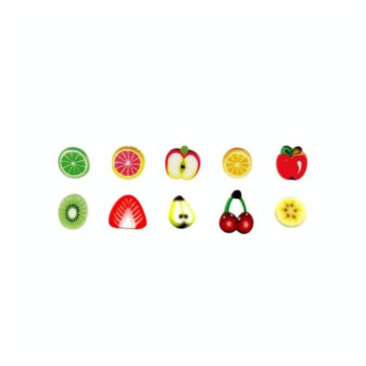 Mini canes Assortiment Fruits x 10 pcs - Graine Créative - Rougier et Plé