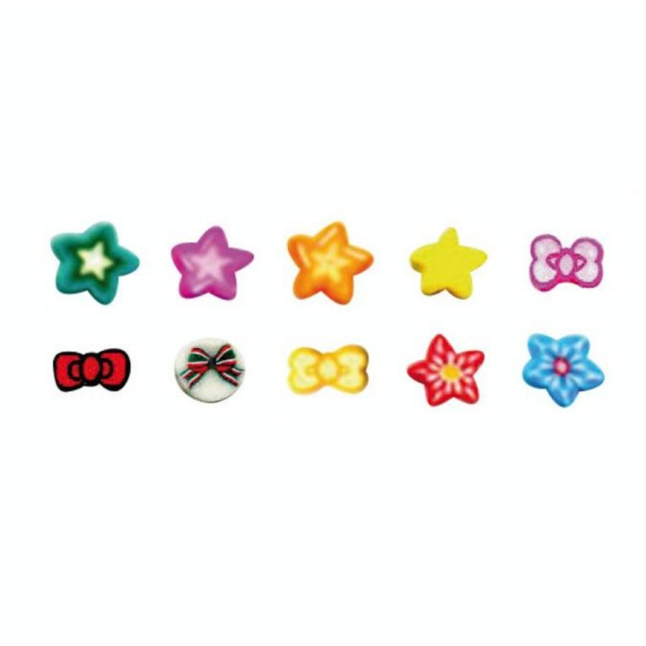 Mini canes Assortiment Étoiles x 10 pcs - Graine Créative - Rougier et Plé