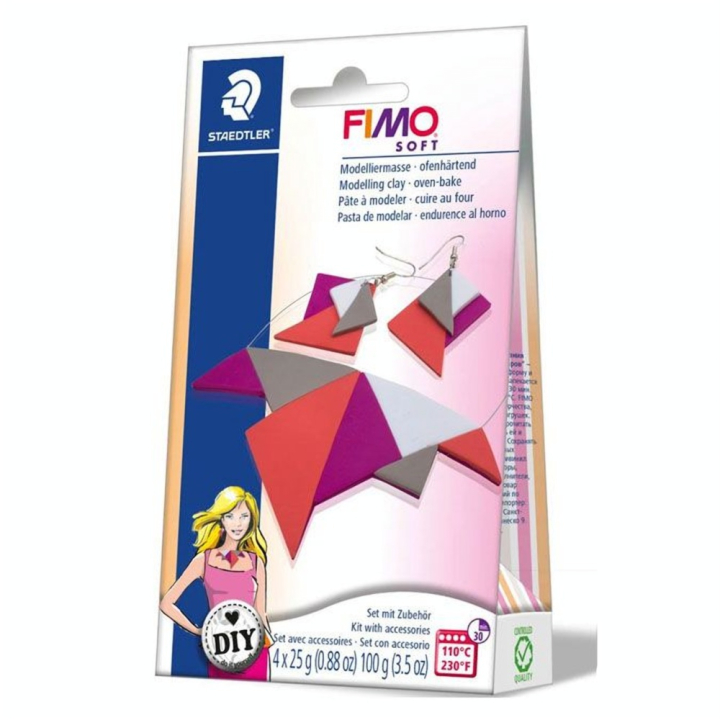Kit FIMO Soft Bijoux triangle - Fimo - Rougier et Plé