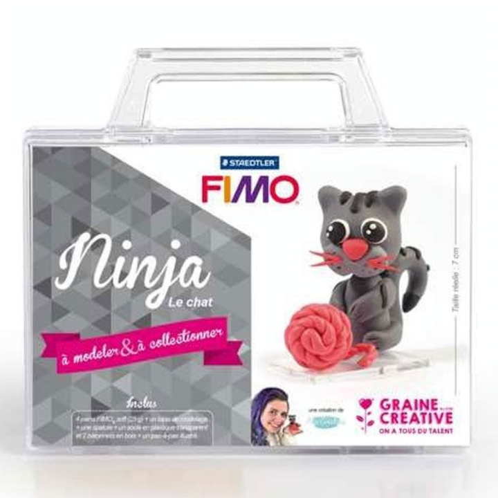 Kit figurine FIMO Ninja le chat - Graine Créative - Rougier et Plé