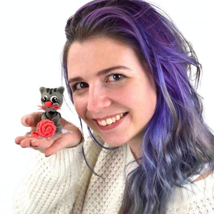 Kit figurine FIMO Ninja le chat - Graine Créative - Rougier et Plé