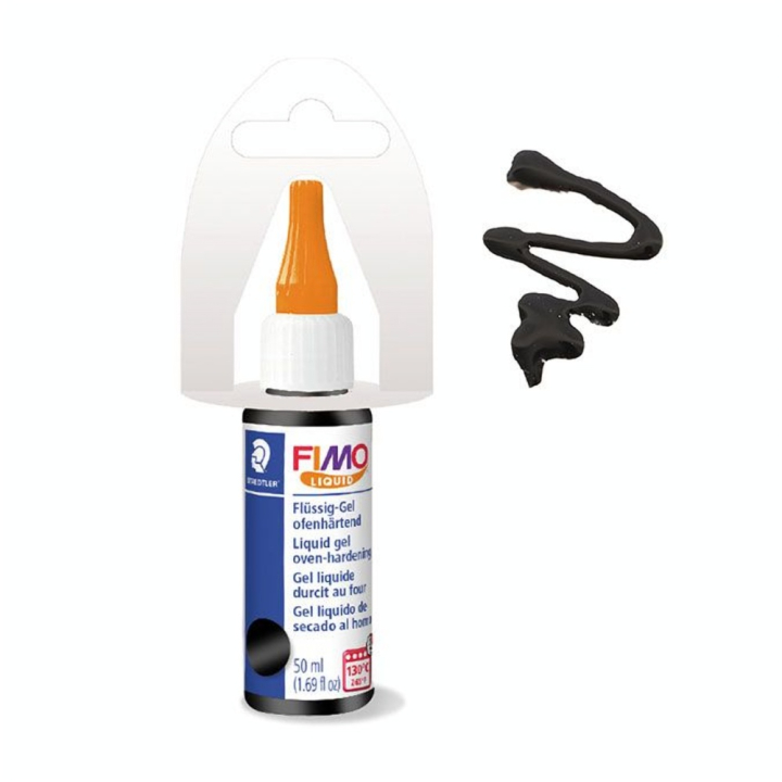 Fimo liquid Noir 50 ml - Fimo - Rougier et Plé