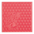 Tapis de texture pour pâte polymère 9 x 9 cm Japonisant - Graine Créative - Rougier et Plé