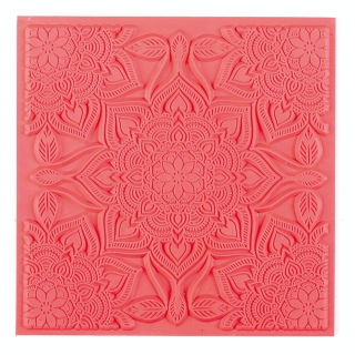 Tapis de texture pour pâte polymère 9 x 9 cm Boho Chic - Graine Créative - Rougier et Plé
