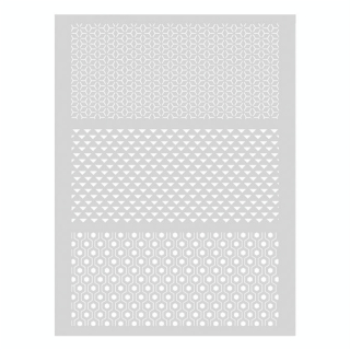 Pochoir pour pâte polymère 114 x 153 mm Graphique - Graine Créative - Rougier et Plé