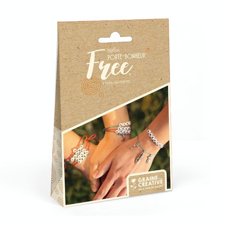 Kit bijoux porte-bonheur Free - Graine Créative - Rougier et Plé