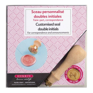 Sceau double initiale à Personnaliser - Jacques Herbin - Rougier et Plé