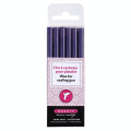 Bâton de cire Ø 8 mm 6 pcs Aubergine - Jacques Herbin - Rougier et Plé
