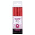 Bâton de cire Ø 8 mm 6 pcs Rouge - Jacques Herbin - Rougier et Plé